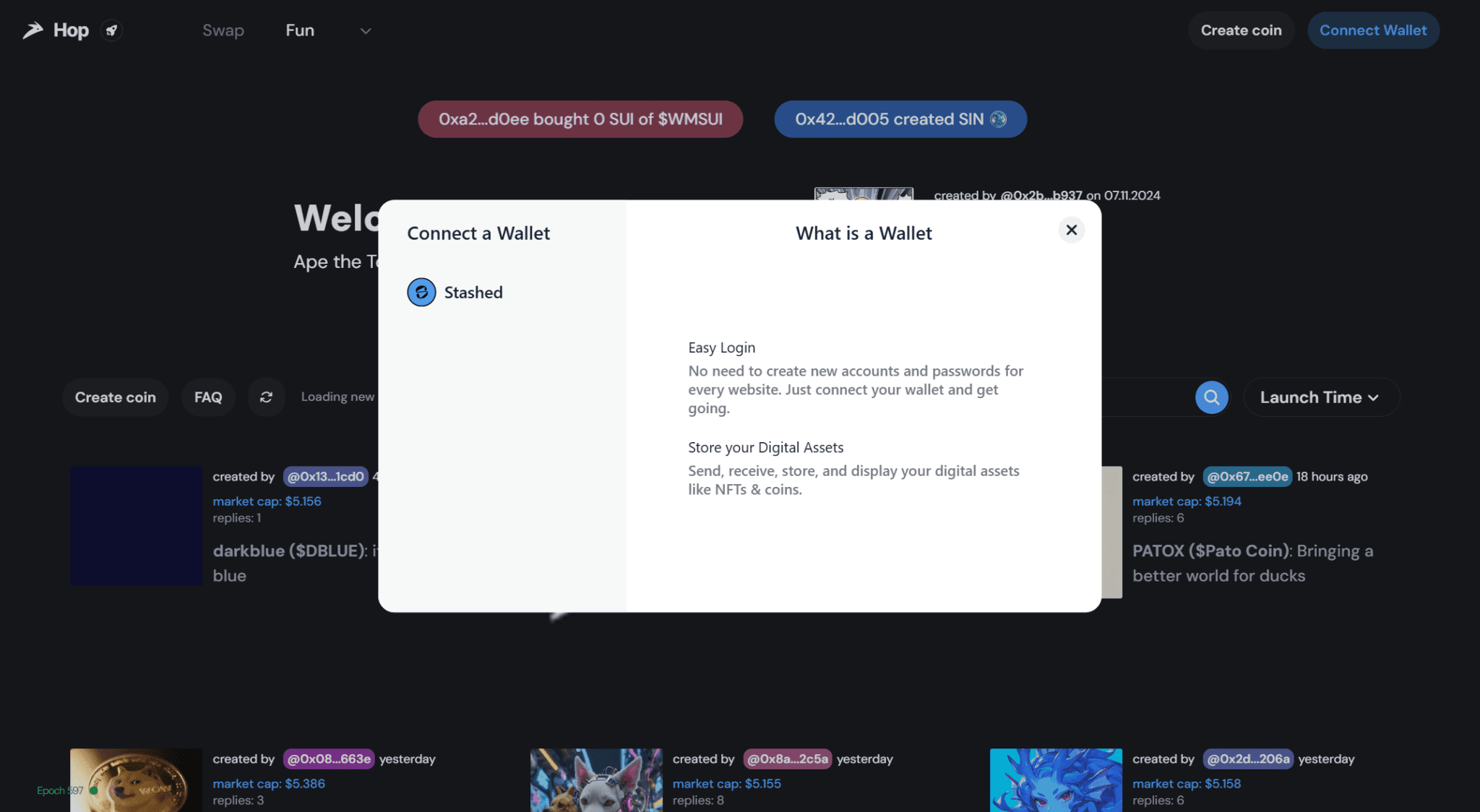 Opfun Hopfun Nedir? Sui Ekosisteminde Token Oluşturma Platformu - Ninja News