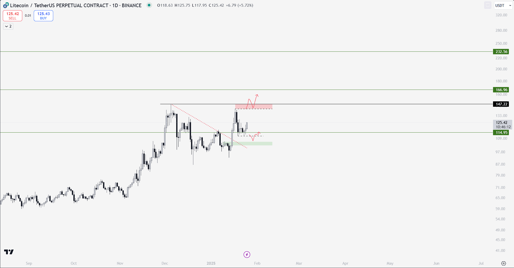 LTC Yorum ve Fiyat Analizi 25.01.2025 - Ninja News