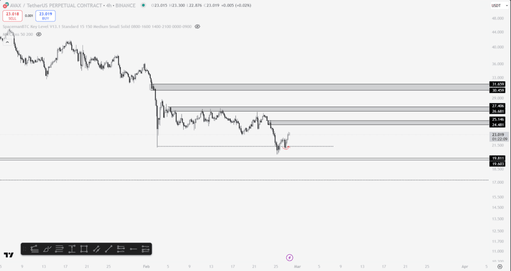 AVAX Yorum ve Fiyat Analizi 27.02.2025