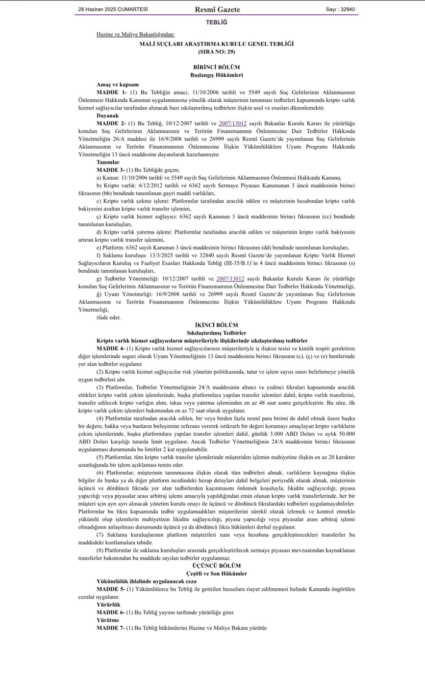 Kripto Varlıklara MASAK Ayarı 1