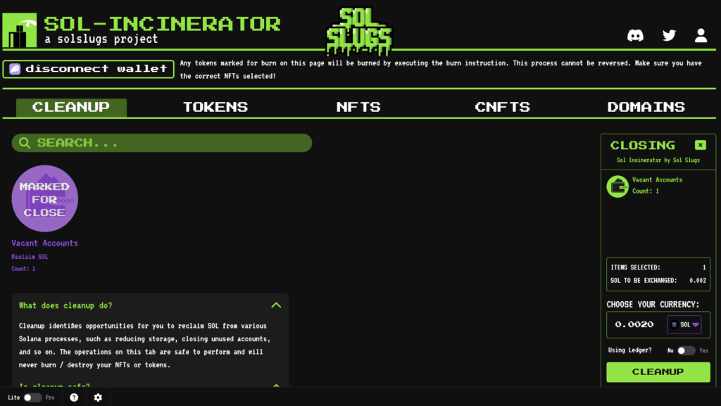 Sol Incinerator step 3