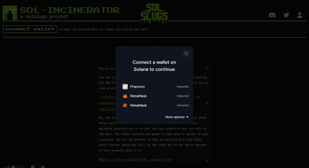 Sol Incinerator step 1